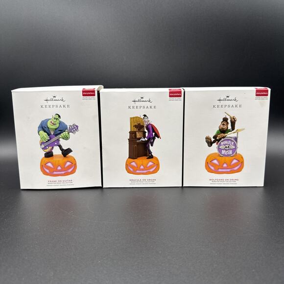 Complete Hallmark Monster Mash Storytellers Collection Frankenstein Dracula 2019 - Picture 1 of 6